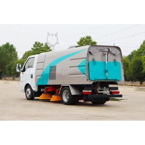 Dongfeng 4x2 Road Sweeper Truck untuk Jualan