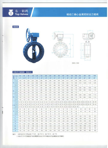 metal hard sealing butterfly valve