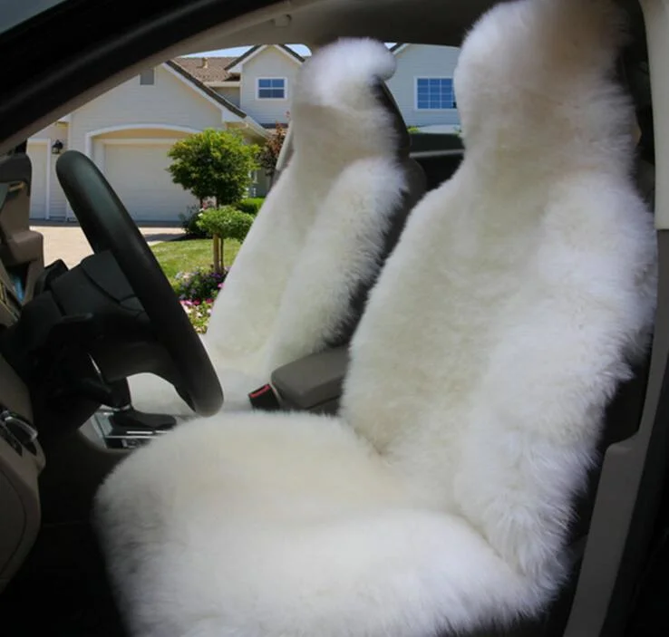 Promotional High Quality Sheepskin Car Seat Cover