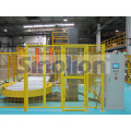 Rotary arm pallet stretch wrapper machine