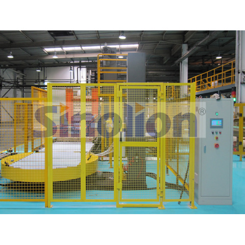 Rotary arm pallet stretch wrapper machine