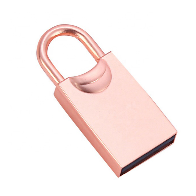 Hochwertige Metallschlüsselschloss USB -Flash -Festplatte