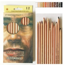 Professional 12-Color Soft Pastel Pencils for Artists
