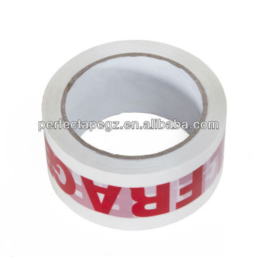 acrylic water glue base logo tape/ fragile tape