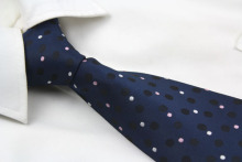 Fashion Mens Square and Dots Design Tie