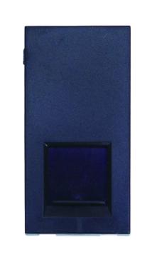 Euro Modular RJ45 Data Socket, CAT 6 Black