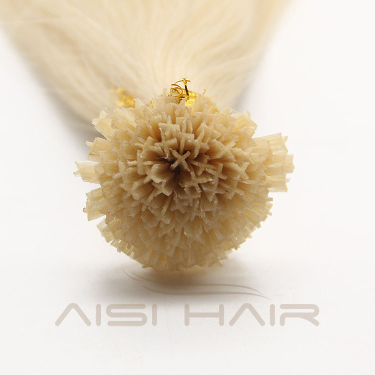 Aisi Hair Hot Selling Italian Keratin  Indian Human U Tip Hair Extensions