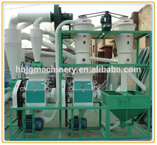 Professional design corn maize flour mill , corn grit and flour milling machine