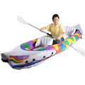 Plastic Inflatable Kayak 3 Orang Kembung Memancing Kayak