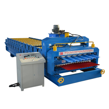 Double Layer Metal Roof Profiles Roll Forming Machine