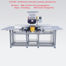 New flat/cap computer embroidery machine single head 15 colors with prices