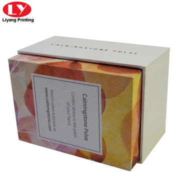 Rose Foil Stamp Gift Box For Power Accessories