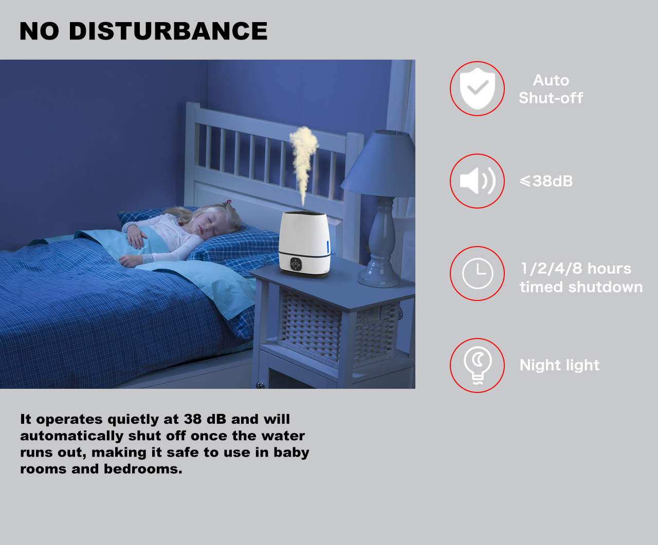 HTJ-2123B humidifier low noisy HTJ-2123B humidifier low noisy