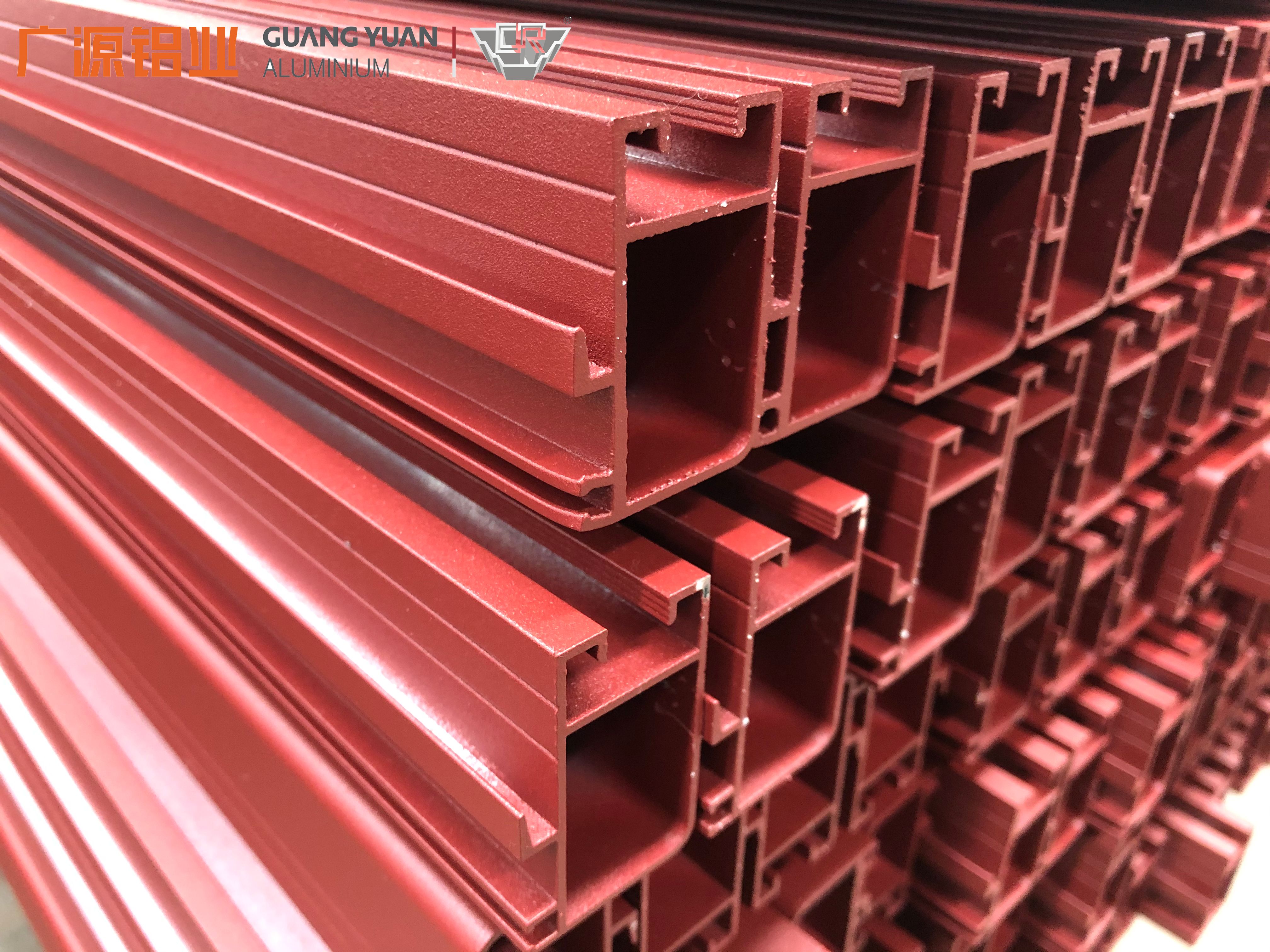 GUANGYUAN ALUMINIUM Powder Coated Aluminum Profile