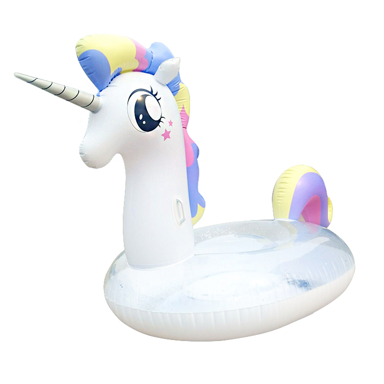 Anpassade uppblåsbara floaties pool leksaker unicorn pool floats