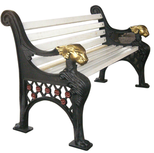 Customized Sizes Cast iron garden bench Outdoor Rattan Garden Chair