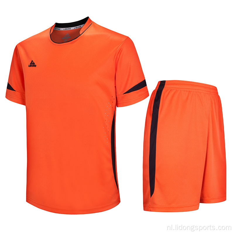 Aangepaste goedkope voetbaljersy set