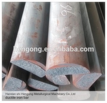 High quality semicircle ductie bar /nodular graphite iron bar--solid bar material