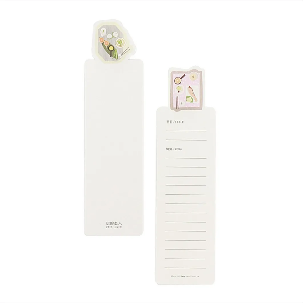 30PCS Per Box Paper Cardboard Bookmark
