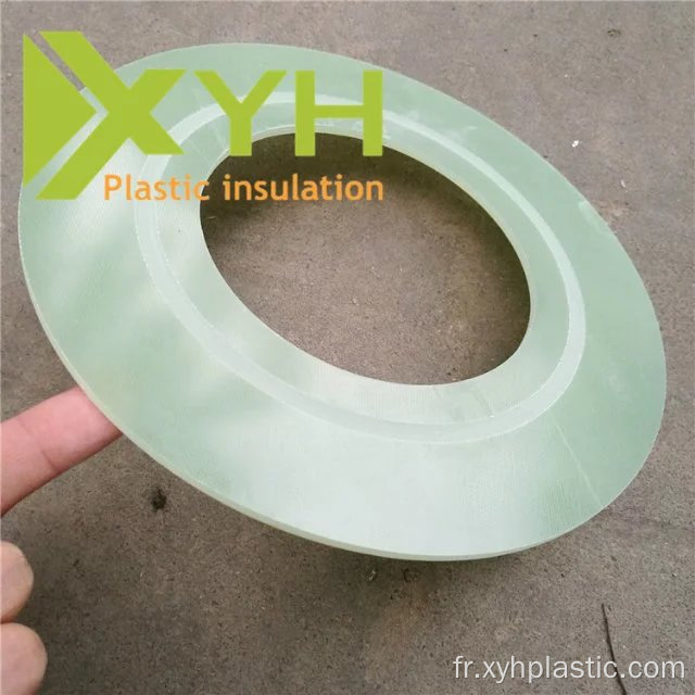 Rondelle en fibre de verre époxy vert FR4 pour l'isolation
