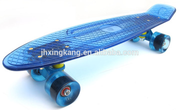 PB2206 Kids crazy off road plastic skateboard with fiber