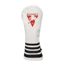 Customizable Leather Golf Driver Headcovers with Embroidered Brand Logo