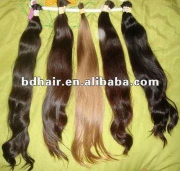 Virgin remy 100%human hair bulk