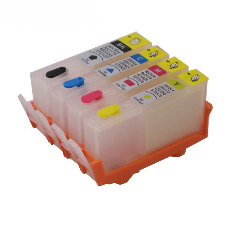 Applicable to HP670 Filling ink cartridge 3525 4615 4625 5525 6525 Reset chip