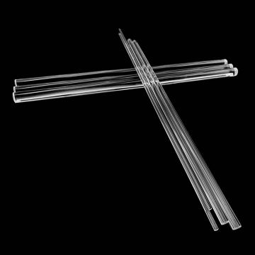 High Purity Borosilicate Quartz Solid Glass Rod - Optical Polished Quartz Glass Rod