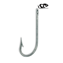High Carbon Steel J Hook for Commercial Sea Fishing - SUPERIORFISHING KIRBY SEA WITH RING