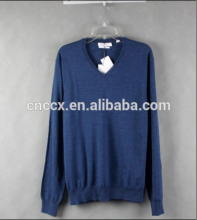 14WS807 v neck men wool sweater