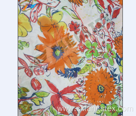 Polyester Digital Printed Long Dress Chiffon Stock Fabrics