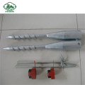 Galvaniserad Q235 Steel Ground Screw Pole Anchor