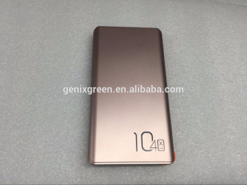 Support Quick Charge 2.0 10400mAh Power Bank Powerbank