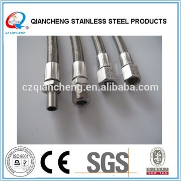 6' length npt male connection ptfe hose assembly