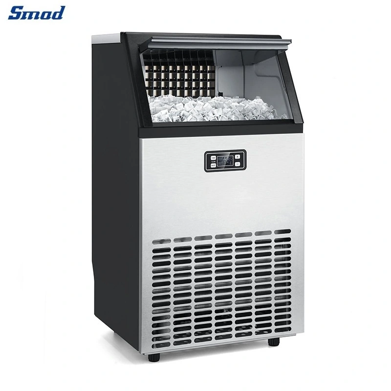 Smad OEM 110V 220V Cube Freestanding Commercial Ice Maker Machine for Bar