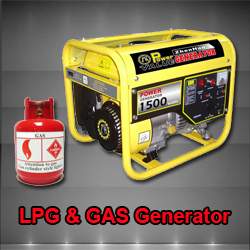 Portable 3KW Natural Gas Generator for Home Appliance