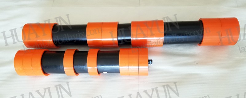 152mm Dia Rubber Disc Conveyor Cleaning Idler