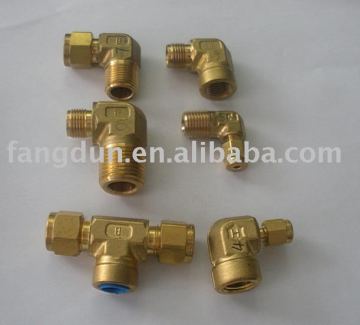 brass instrumentation tube fitting