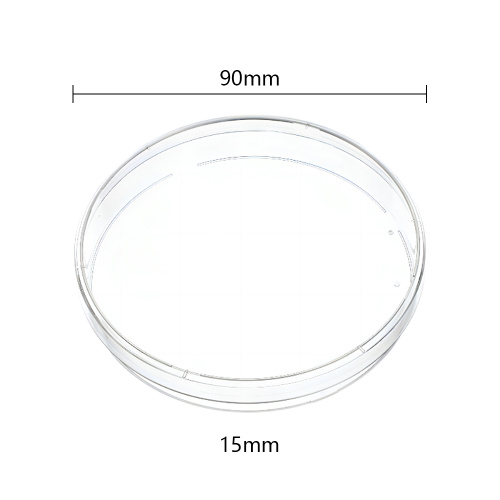 自動化されたペトリ皿、90x15 mm、EO滅菌