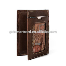 RFID Vertical Money Clip with ID