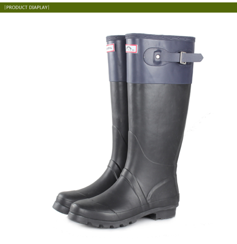 2014 good new ladies fashion wellington boot / rubber rain boot / rain boot