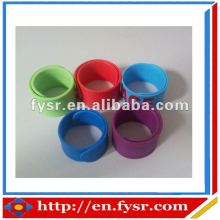 silicone slap bracelet silicone slap band