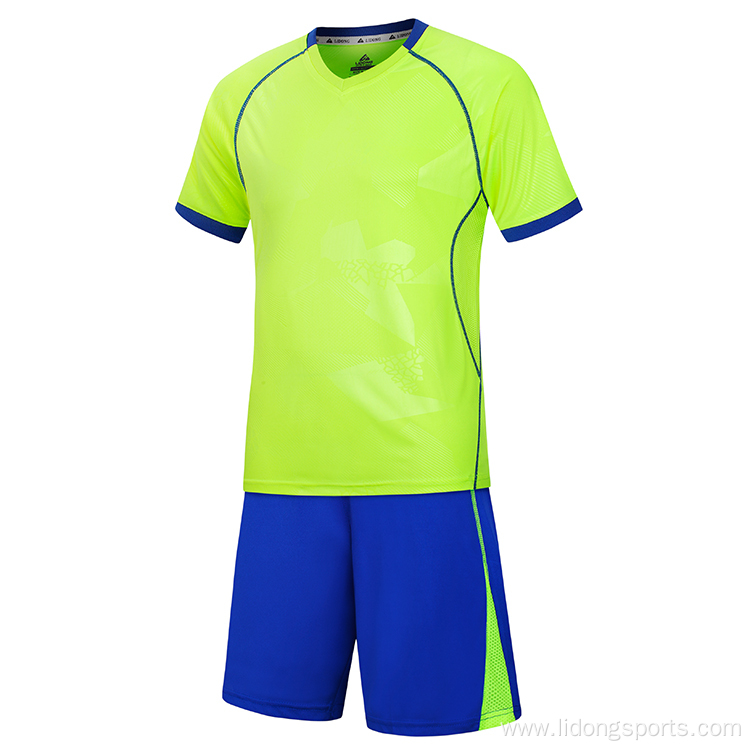 Wholesale Inexpensive Soccer Jersey Set Full Soccer Uniform