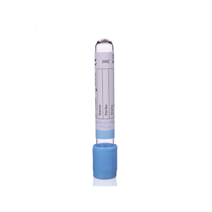 Tubos PT Vacutainer de sangre con citrato de sodio Blue Top