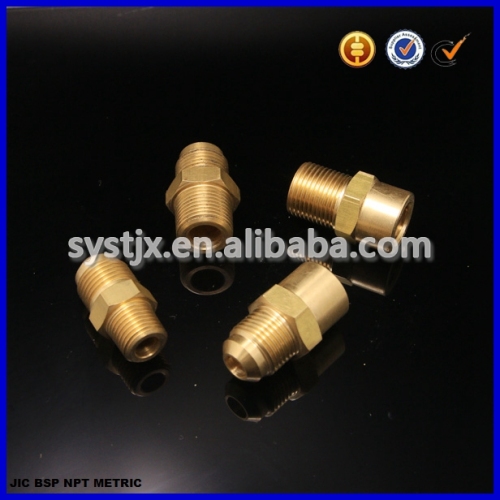 High quality threaded brass nipple fitting