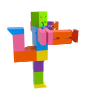 Cube Transformer Toys Kid