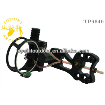 Topoint Archery,4 pin Bow sights,TP3840,CNC aluminum machined,BLACK version