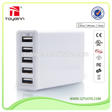 50W 5 port usb charger Port 5 usb charger for iphone 5 usb charger