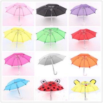 1pc Mini Umbrella Rain Gear for 18 Inch American Baby Doll Life Journey Dolls Accessory Birthday Gift for Children